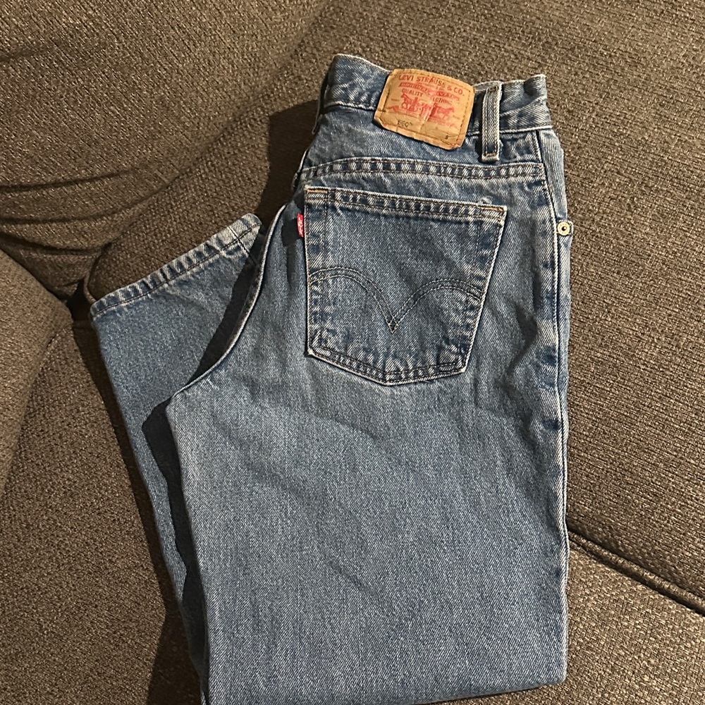 Levi's women Classic Relaxed 550 Blue Jeans